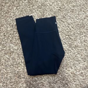 Lululemon Wunder Under Luxtreme 25” leggings Navy Blue 6